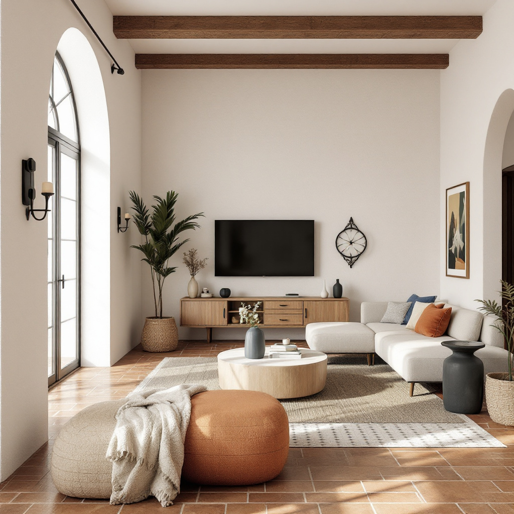 Mediterranean living room