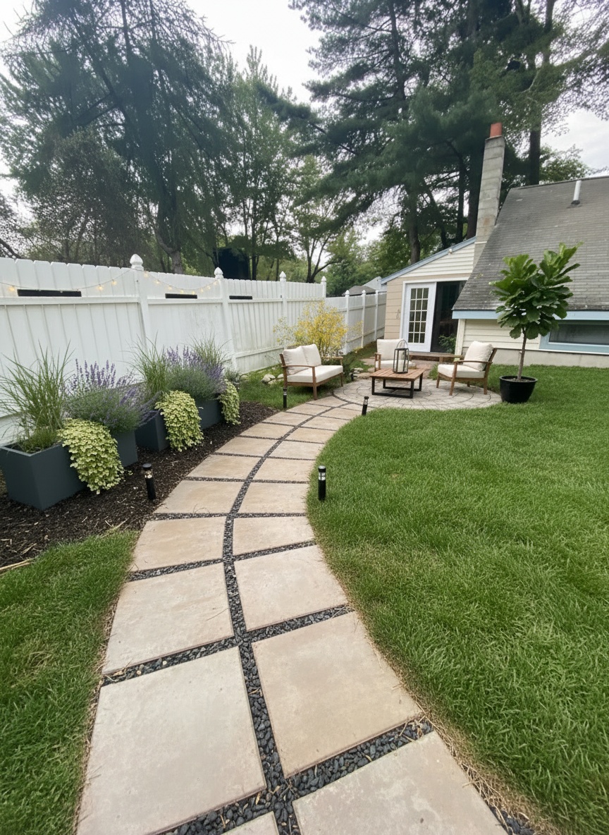 Modern patio