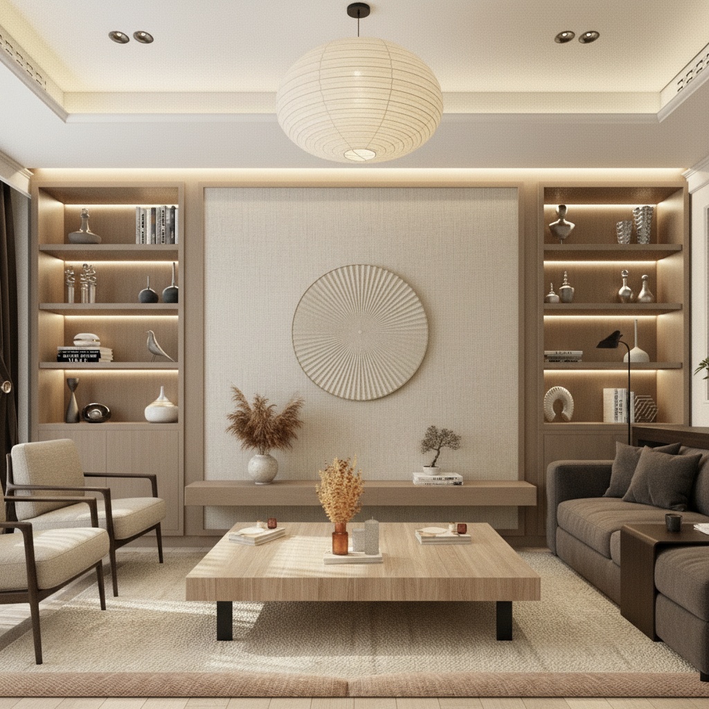 Japandi living room