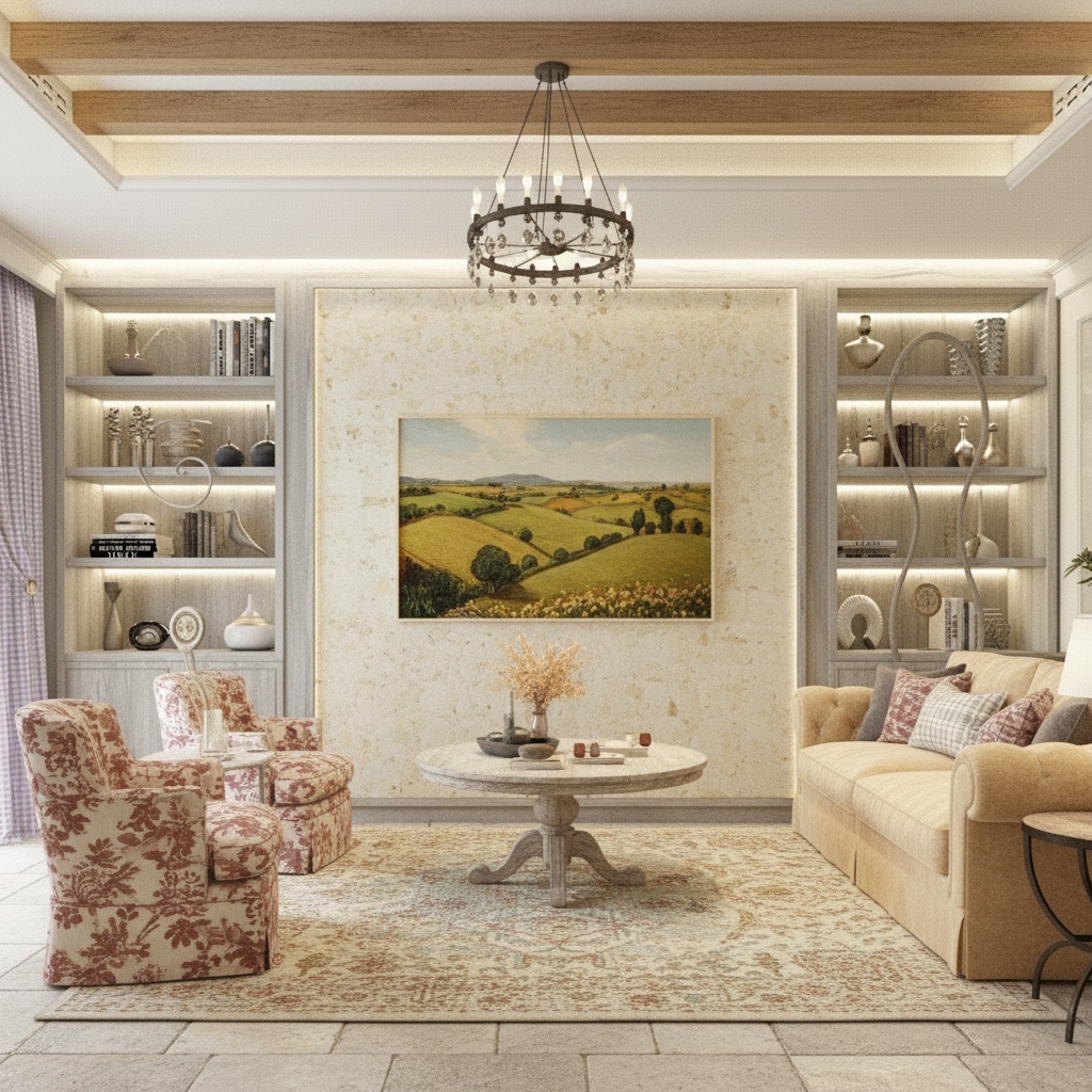 French Country living room