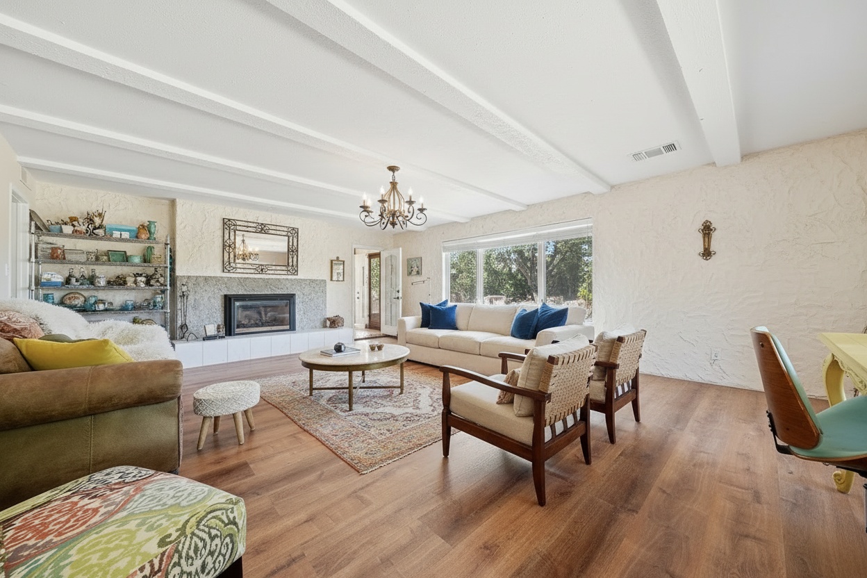 Mediterranean living room