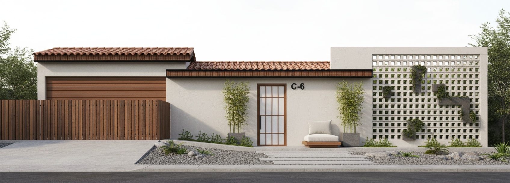 Japanese Zen exterior