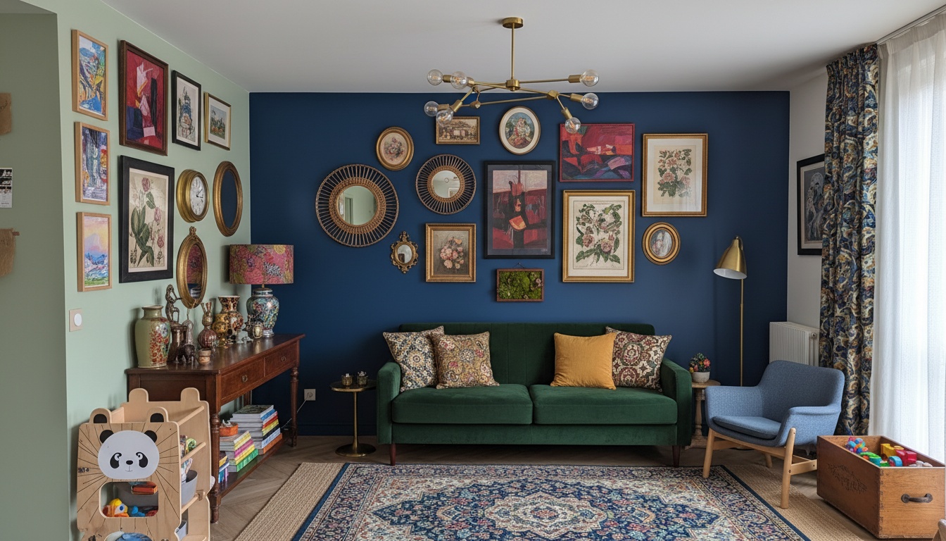 Eclectic living room