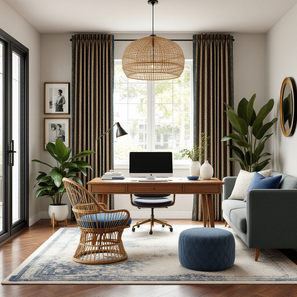 Eclectic office